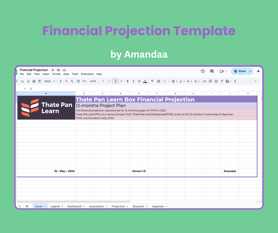 financial projection template